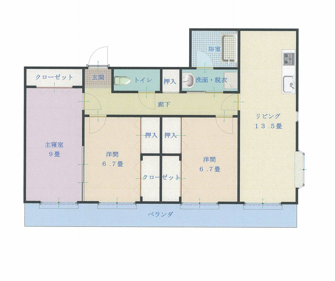 甲斐市長塚 マルマンシティセントロⅢ